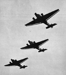 Formation of Junkers Ju52s from Below 