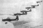 Formation of Junkers Ju 87 Stukas 