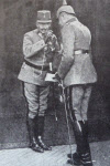 Kaiser Wilhelm II with staff, August 1918 