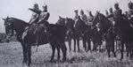 Kaiser Wilhelm II with his troops, 1914 