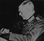 Marshal Keitel signs surrender at Berlin 