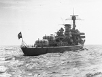 Leipzig at sea, August 1934 
