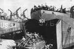 DUKW being loaded into a LST before D-Day