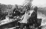 Long Barrel 21cm Morser L/14.6 on River Siret Front, 1917 