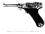 Luger P08 from the left 