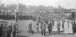 John Redmond MP presents colours to the Maryborough Corps of Nationalist Volunteers 