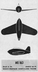 Plans of Messerschmitt Me 163 