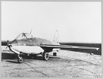 Messerschmitt Me 263 from the front 