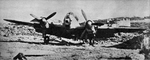Messerschmitt Me 410A3 from the front 