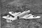 Gloster Meteor F1 from the right-rear 