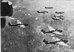 Formation of Mitsubishi G3M 'Nell' bombers 