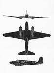 Plans of Mitsubishi Ki-57 'Topsy' (1 of 2) 