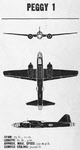Plans of Mitsubishi Ki-67-I 'Peggy'