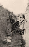 Captured German Trench, Montauban Alley, Somme, 1916 