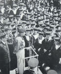 Montgomery addresses crew of HMS Rodney