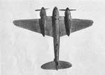 de Havilland Mosquito from below 