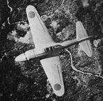 Nakajima A6M2-N 'Rufe' from above 