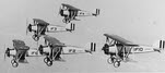 Navy TS-1 Scout Aircraft in Formation, 1920s 