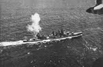New Orleans class cruiser firing 