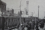 Temporary New Station, Ghent, late 1918 