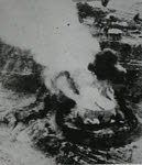Oil Tank on fire, Sittang 