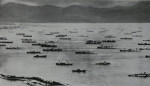 Invasion Fleet for Operation Dragoon at Naples 