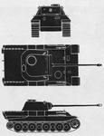 Plans of Panther I ausf D 