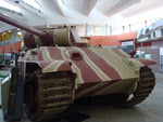 Front armour on Panther ausf G 