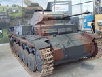 Panzer II ausf F from the front 