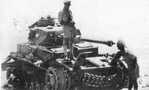 Panzer IV Ausf F2 knocked out in North Africa 
