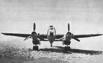 Arado Ar 240 from the front 