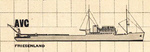 US Plan of seaplane catapult ship Friesenland 