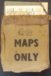 RAF silk escape map bag 