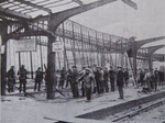 Removing damage to Ghent Station 