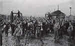 Soviet POWs liberated from the Eselheide POW camp