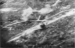 Airfield on Sakishima Gunto being bombed by Fleet Air Arm, May 1945 