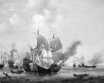 Battle of Scheveningen by Willem van de Velde the Elder