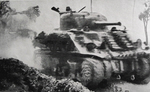 Sherman crosses Liri, 4th battle of Cassino 