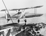 Sopwith Pup taking off from HMS Yarmouth