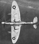 Spitfire Mk.22 from below 