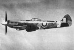 Spitfire Mk.22 from the left 