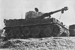 Panzer VI Tiger I from the right 