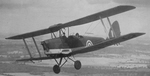 De Havilland Tiger Moth in Flight 