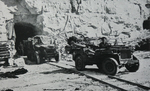 German truck being towed out of tunnel at Hautemesnil 