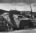 Type 2 Ka Mi amphibious tank from the rear 
