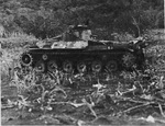 Type 97 Chi Ha Medium Tank from the left 