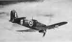 Hawker Typhoon R7700 from the right-rear 