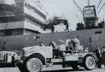 Allied Vehicles being unload on Cyprus 