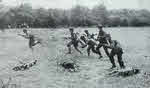 US Artillerymen attack near Cherbourg 