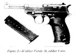 Walther P38 from the left 